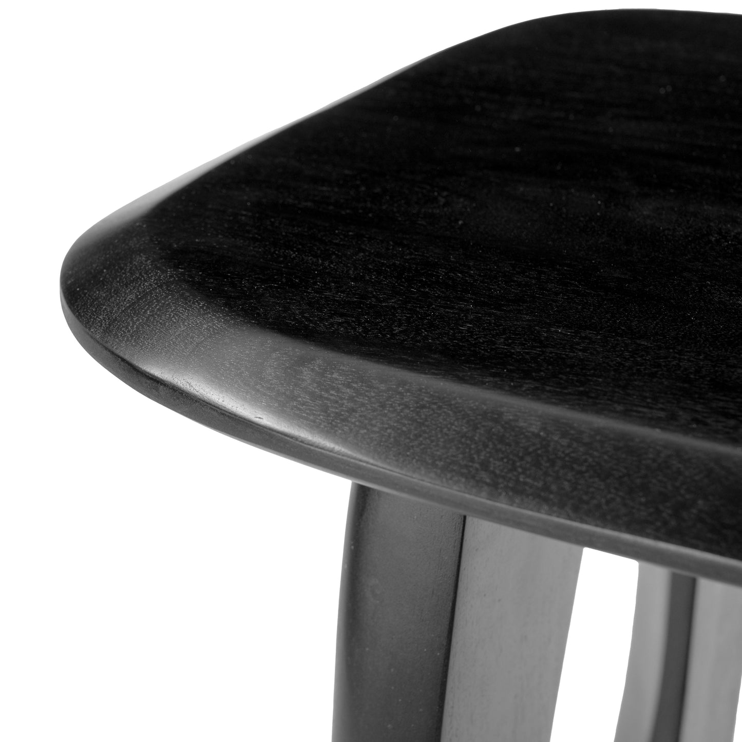 Arasan Wood Black Rectangular Accent Table