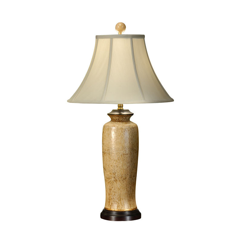 Wildwood Carmel Hand Glazed Porcelain Table Lamp