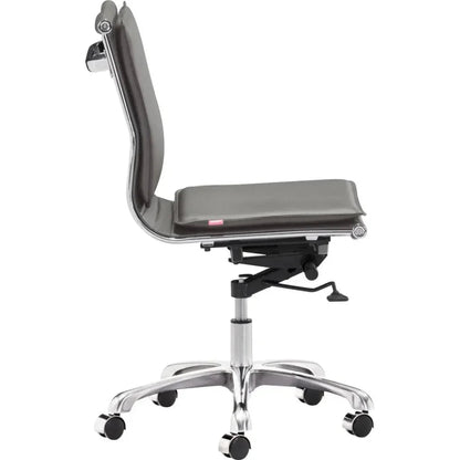 Lider Plus Armless Office Chair Gray -- view 3