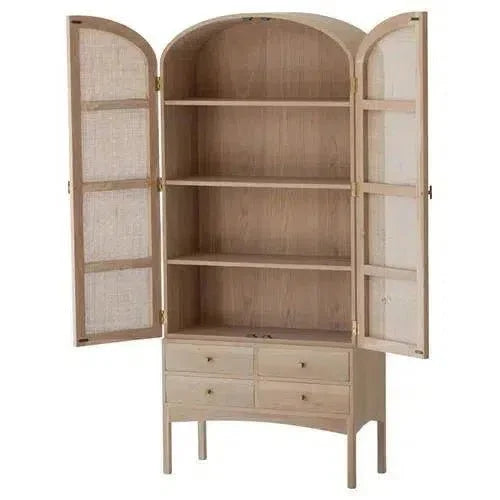 Tall Cabinet Coastal Armoire Drawers -- view 4