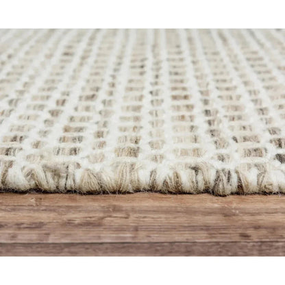 Coce Basketweave Beige Area Rugs For Living Room - LOOMLAN - LOOMLAN - Area Rugs