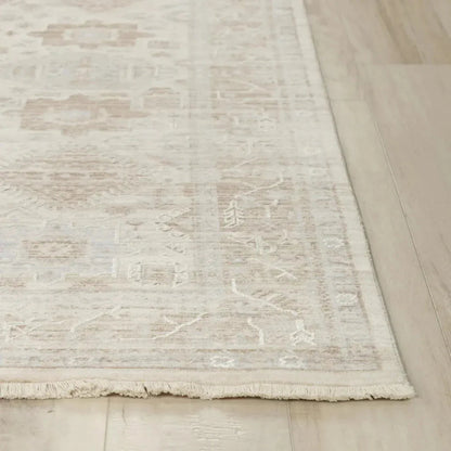 Cyra Floral Natural Area Rugs For Living Room - LOOMLAN - LOOMLAN - Area Rugs