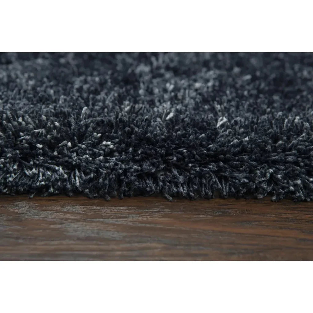Cudi Solid Charcoal Area Rugs For Living Room - LOOMLAN - LOOMLAN - Area Rugs