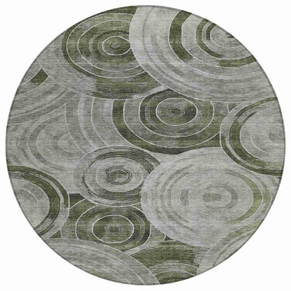 Jaelain Taupe Washable Indoor-Outdoor Rug