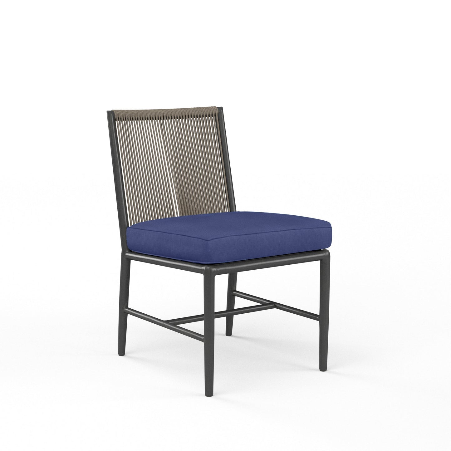 Pietra Sunbrella Upholstered Armless Outdoor Dining Chair (Set of 2)