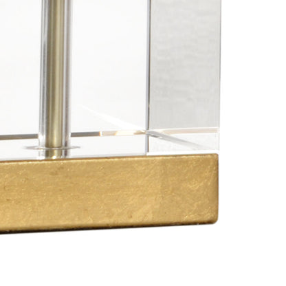 Large Orchid Gold Floral Table Lamp