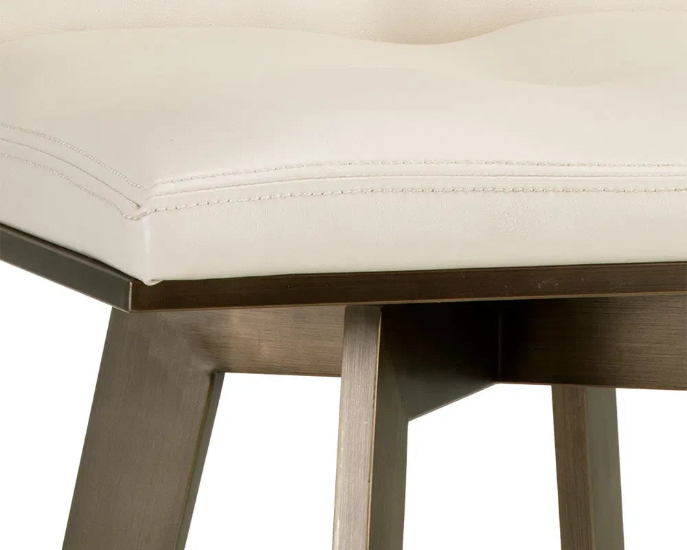 SUNPAN Arizona Leather Swivel Counter Stool