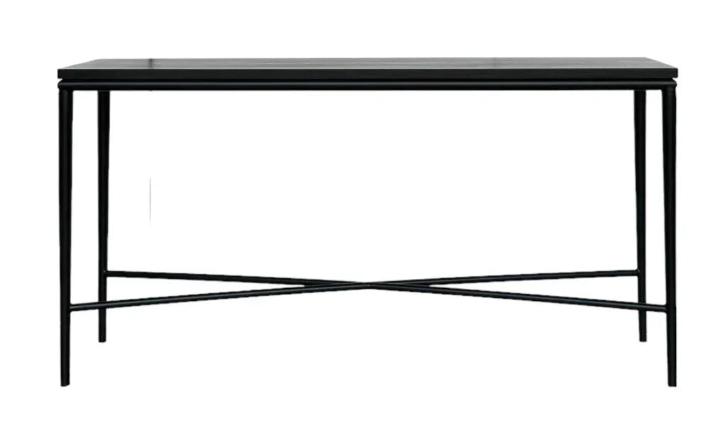 Cole Metal Framed Black Console Table -- view 3