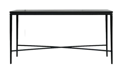 Cole Metal Framed Black Console Table -- view 3