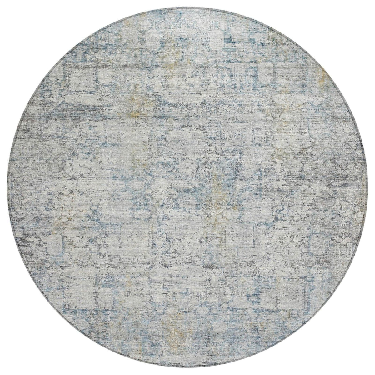 Kaelien Ivory Washable Indoor-Outdoor Rug