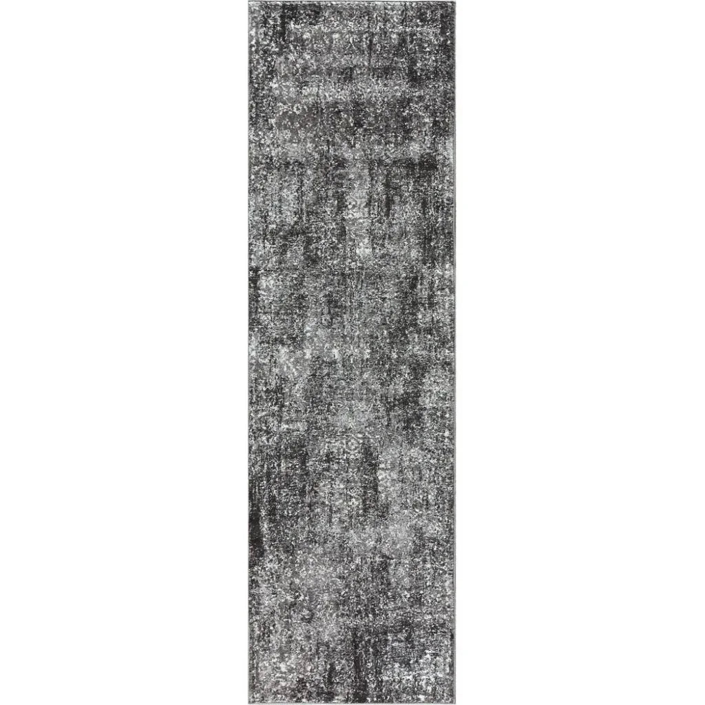 Dont Central Medallion Gray Kitchen Hallway Runner Rug