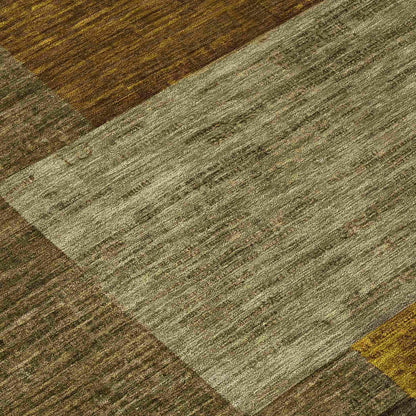 Iriyn Gray Washable Indoor-Outdoor Rug