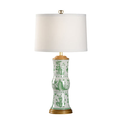 Chelsea House Canton Green Porcelain Table Lamp