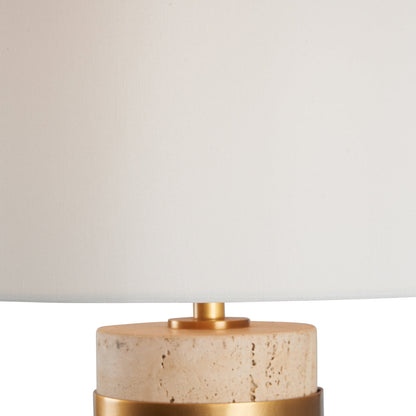 Wildwood Bridgeport Sculptural Brass Wrap Table Lamp