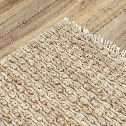Adin Basketweave Tan Area Rugs For Living Room -- tan