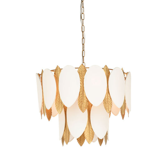 Frondeggiare Gold Leaf Design Chandelier