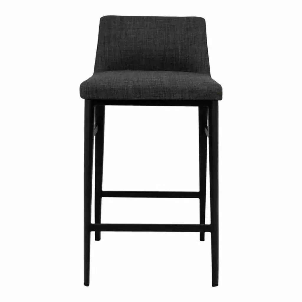 Counter Stool Charcoal Grey Contemporary -- view 2