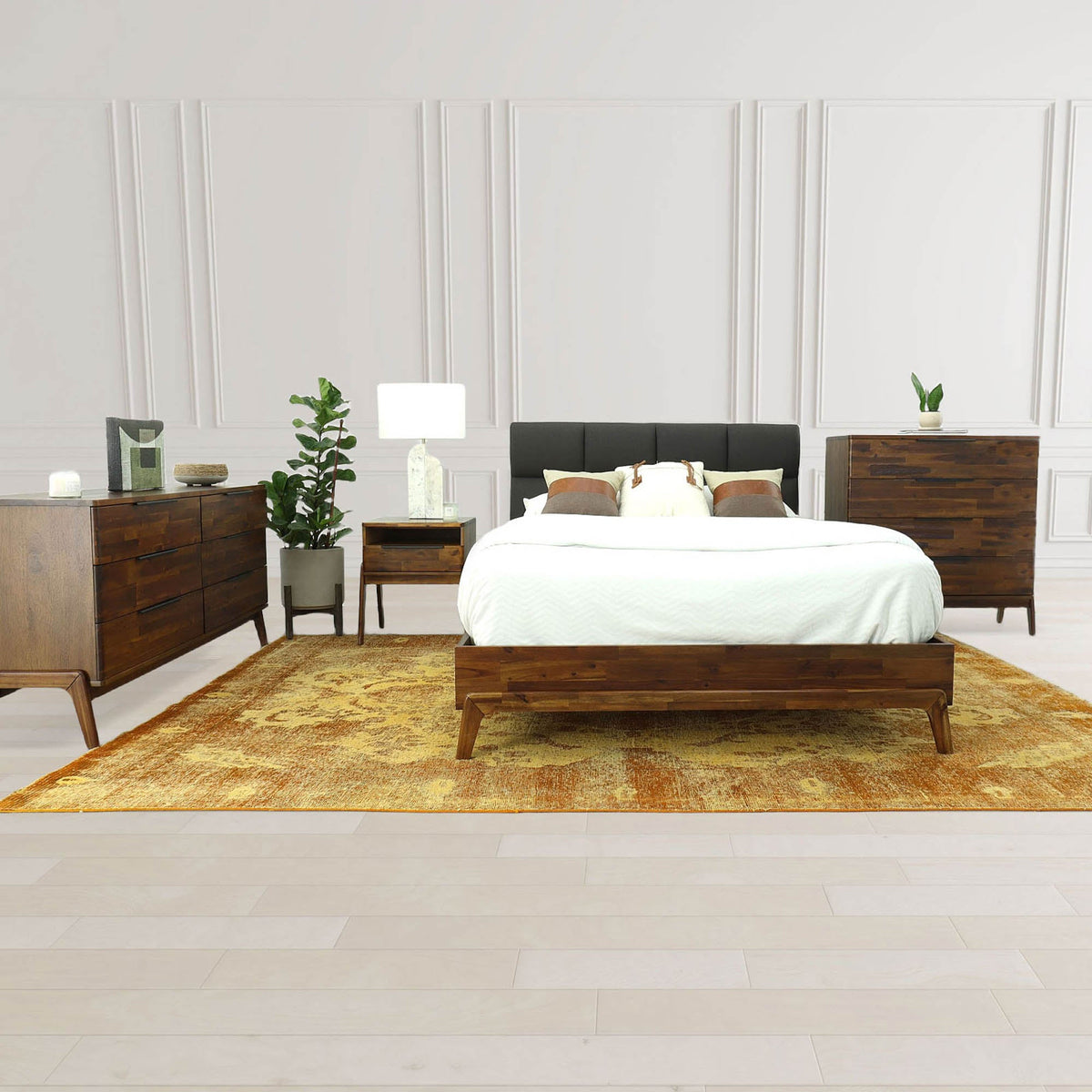 Remix Grey Platform Bed -- view 9