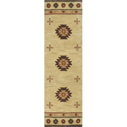 LOOMLAN Daxy Khaki Round Area Rugs