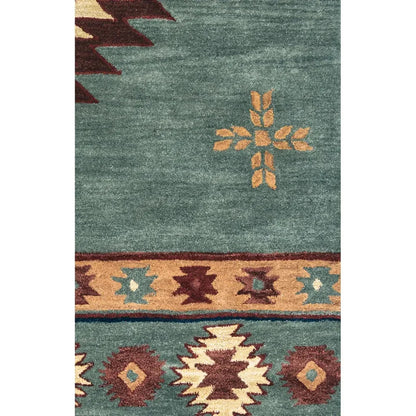 Deal Gray Blue Round Area Rugs For Dining Room - LOOMLAN - LOOMLAN - Area Rugs