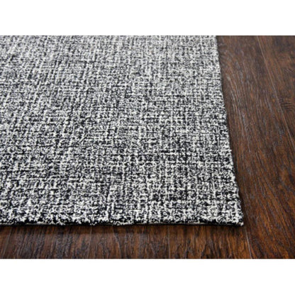Ceja Charcoal Round Area Rugs For Dining Room -- charcoal