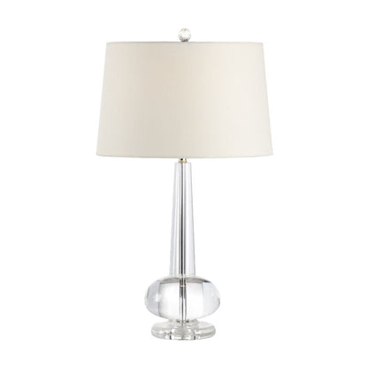 Wildwood Abbey Lead Crystal Base Table Lamp