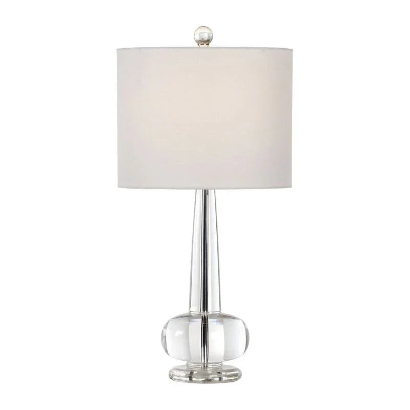 Wildwood Abbey Lead Crystal Base Table Lamp