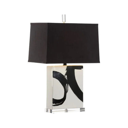Wildwood Abstract Composition I Ceramic Table Lamp