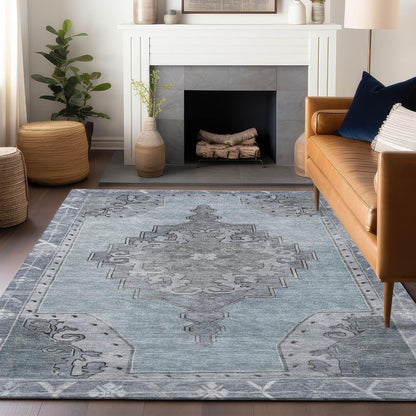 Haelion Sky Washable Indoor-Outdoor Rug -- view 3