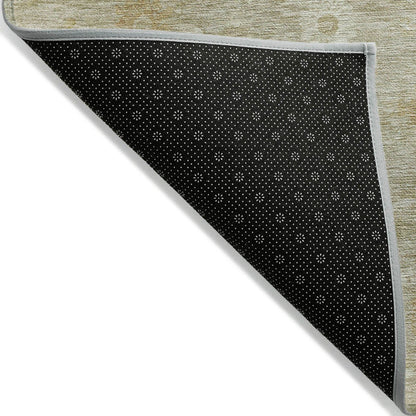 Laeara Brown Washable Indoor-Outdoor Rug