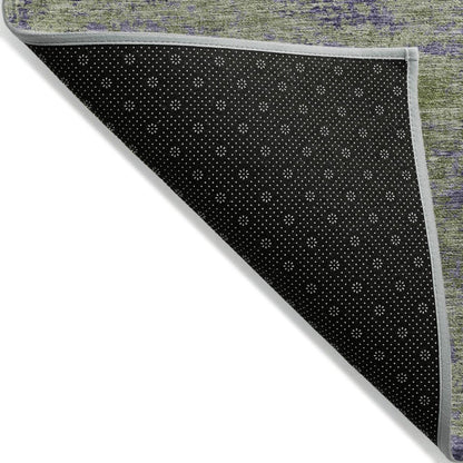 LOOMLAN Rugs Acacina Green Washable Indoor-Outdoor Rug