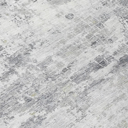 Kaelira Gray Washable Indoor-Outdoor Rug