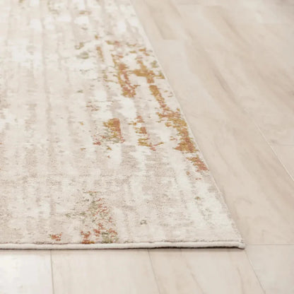 Deti Stripe Rust Large Area Rugs For Living Room -- rust