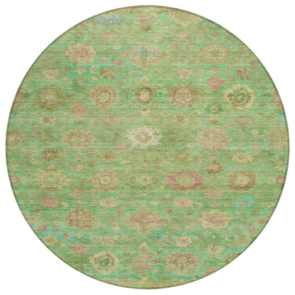 Laeara Lime Washable Indoor-Outdoor Rug