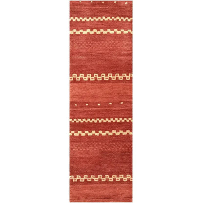 Burr Wool Red Hallway Kitchen Runner Rug - LOOMLAN - LOOMLAN - Area Rugs