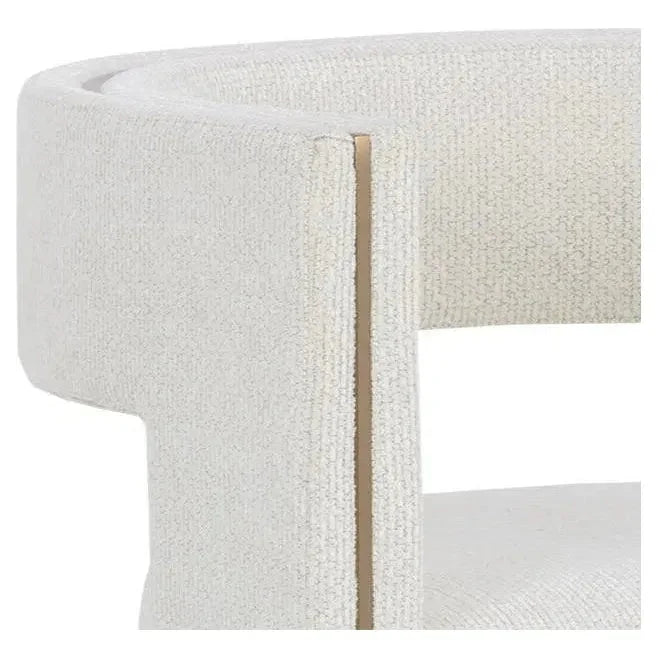 SUNPAN Adamina Dining Armchair Stylish Gold Legs