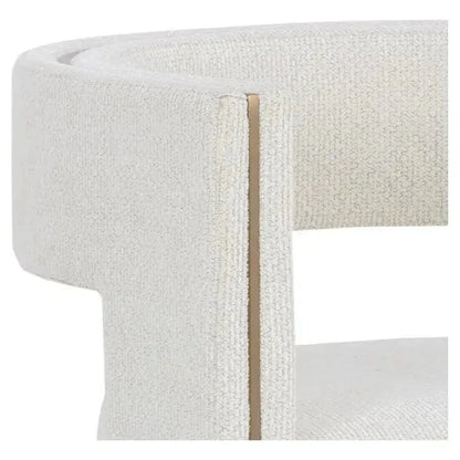 SUNPAN Adamina Dining Armchair Stylish Gold Legs
