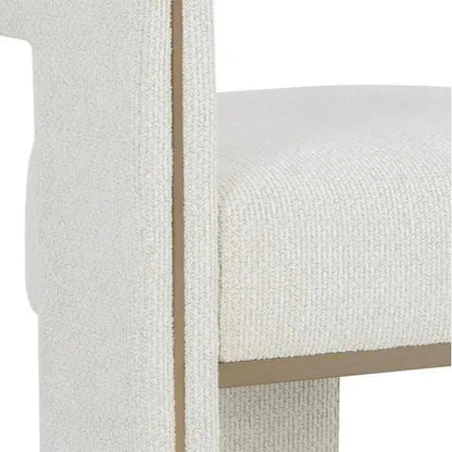 SUNPAN Adamina Dining Armchair Stylish Gold Legs