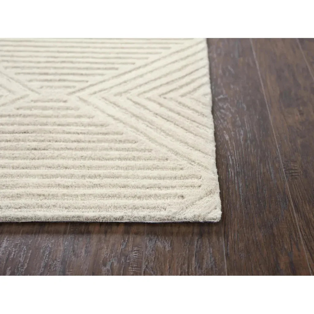 Bomb Diamond Light Beige Large Area Rugs -- beige