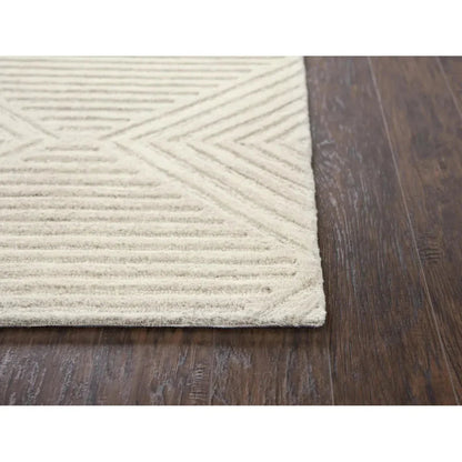Bomb Diamond Light Beige Large Area Rugs -- beige