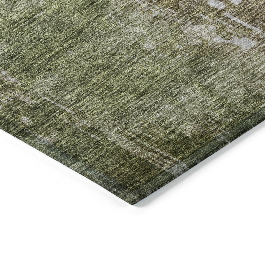 LOOMLAN Rugs Adiva Brown Washable Indoor-Outdoor Rug