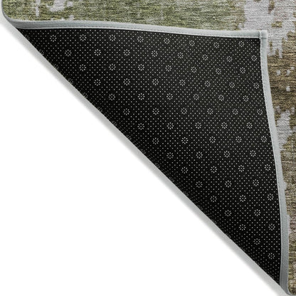 LOOMLAN Rugs Adiva Brown Washable Indoor-Outdoor Rug
