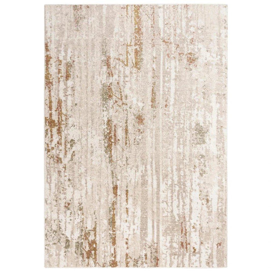 Deti Stripe Rust Large Area Rugs For Living Room