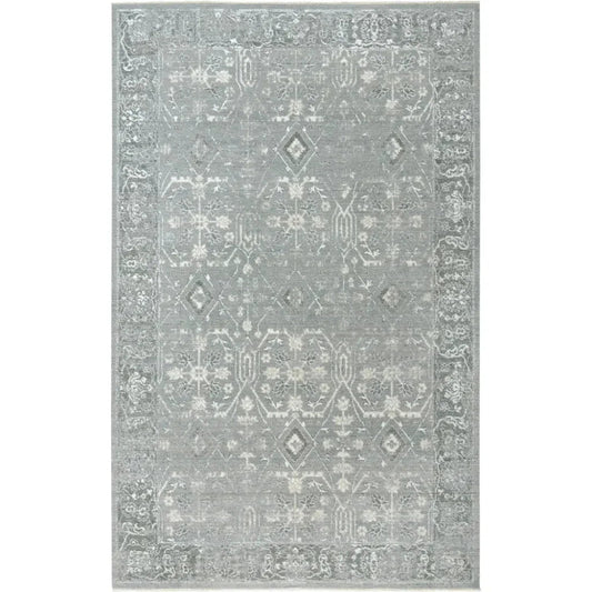 Cold Floral Gray Large Area Rugs For Living Room
