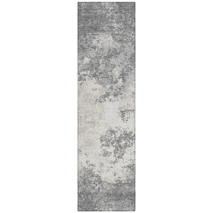 LOOMLAN Rugs Aera Gray Washable Indoor-Outdoor Rug