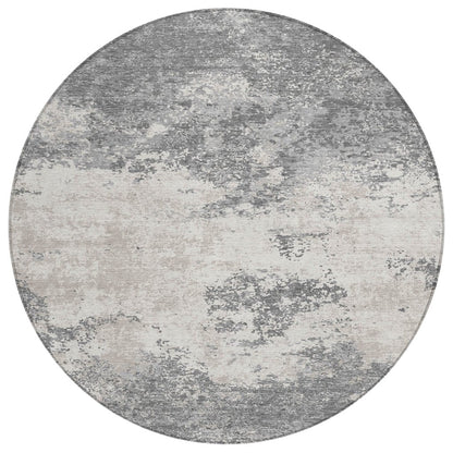 LOOMLAN Rugs Aera Gray Washable Indoor-Outdoor Rug