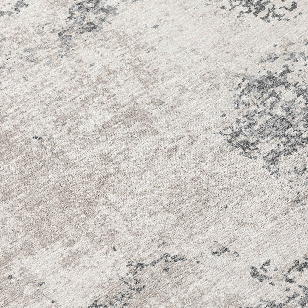 LOOMLAN Rugs Aera Gray Washable Indoor-Outdoor Rug