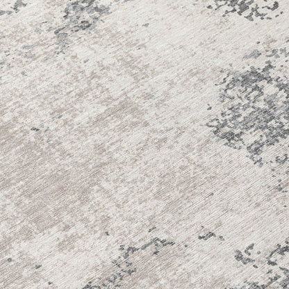 LOOMLAN Rugs Aera Gray Washable Indoor-Outdoor Rug