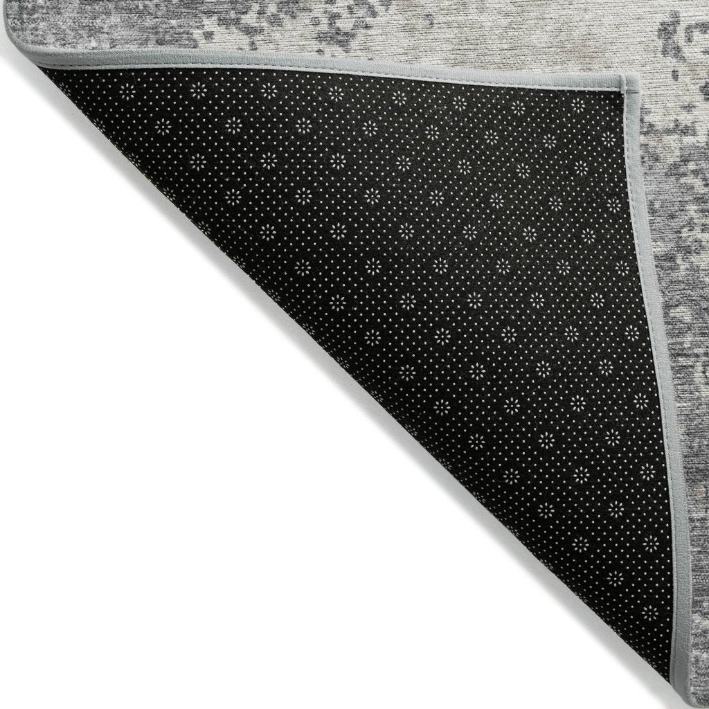 LOOMLAN Rugs Aera Gray Washable Indoor-Outdoor Rug