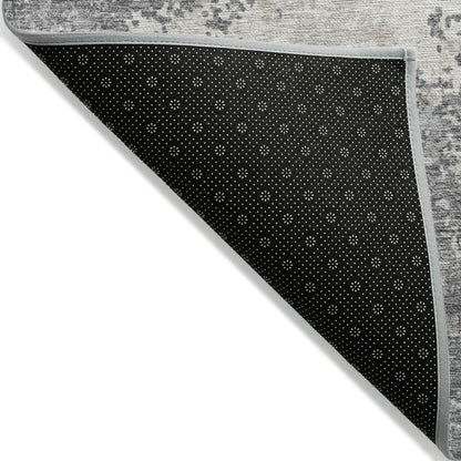 LOOMLAN Rugs Aera Gray Washable Indoor-Outdoor Rug